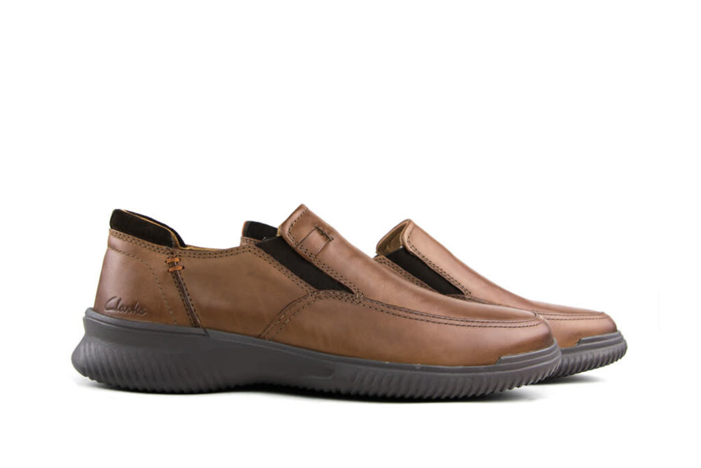 Clarks Clarks Instappers Cognac Donaway Step Dark Tan