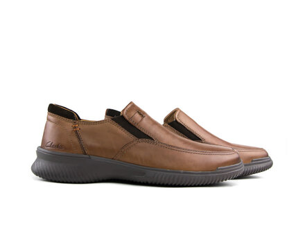 Clarks Clarks Instapper Donaway Step Dark Tan Clarks Clarks Instapper Donaway Step Dark Tan