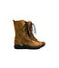 Wolky Hoge Veterboot Zigzag Liverpool Suede Cognac