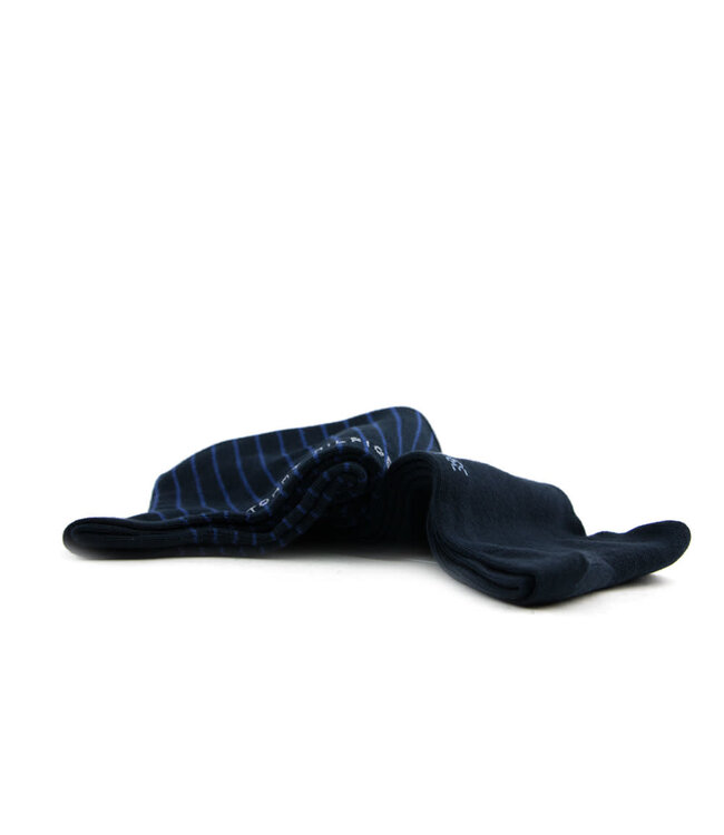 Tommy Hilfiger Small Stripe Sock Tommy Blue