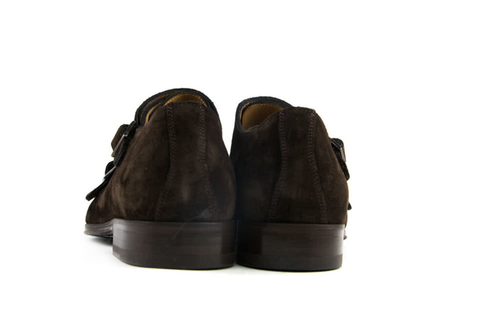 Van Bommel Van Bommel Gesp Dark Bruin Suede