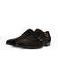 Van Bommel Buckle Dark Brown Suede