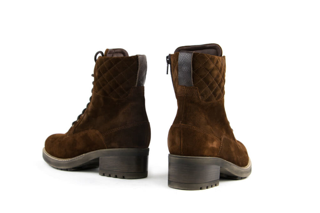 Durea Durea Veterboots Cognac Donkerbruin Suede K