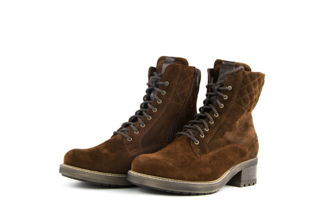 Durea Durea Veterboots Cognac Donkerbruin Suede K