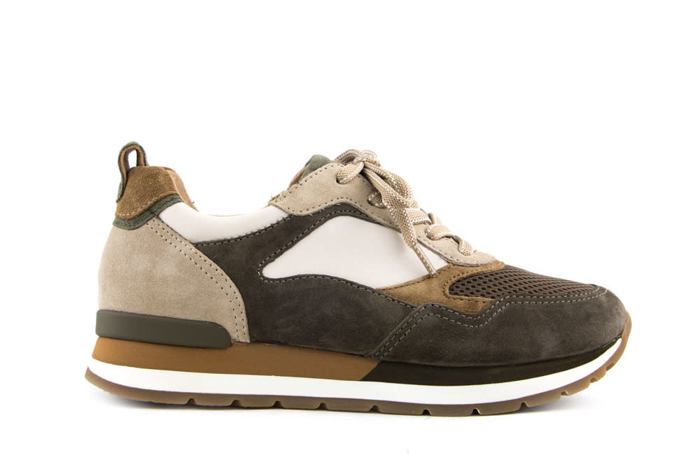 Gabor Sneaker Mohair Ivory Suede - Steenbergen Schoenen