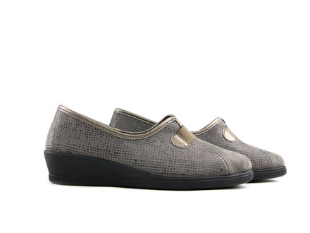 Rohde Rohde Instappers Grijs Linen Print