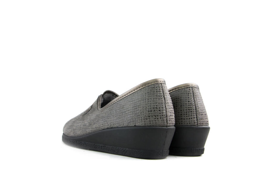 Rohde Rohde Loafers Grey Linen Print