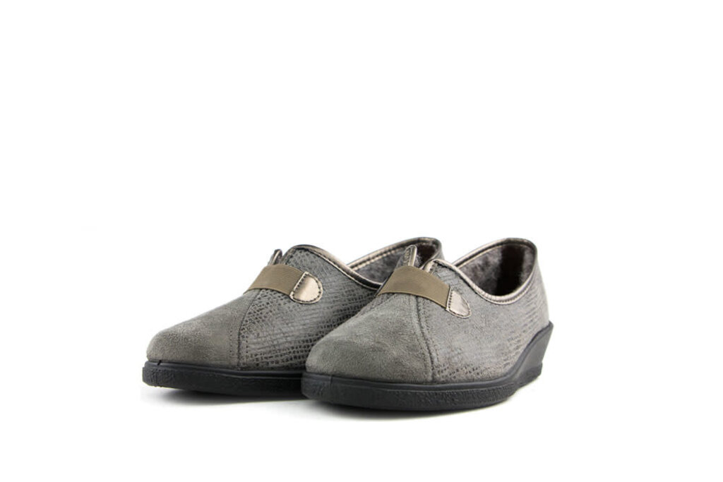 Rohde Rohde Loafers Grey Linen Print