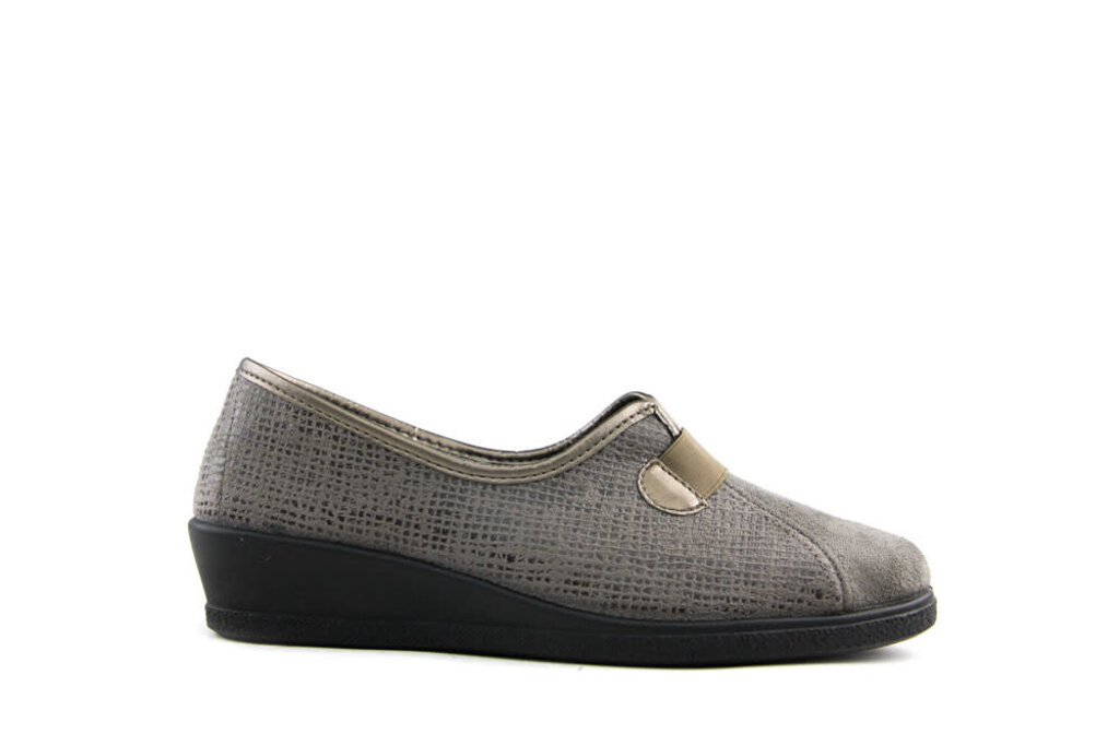 Rohde Rohde Loafers Grey Linen Print