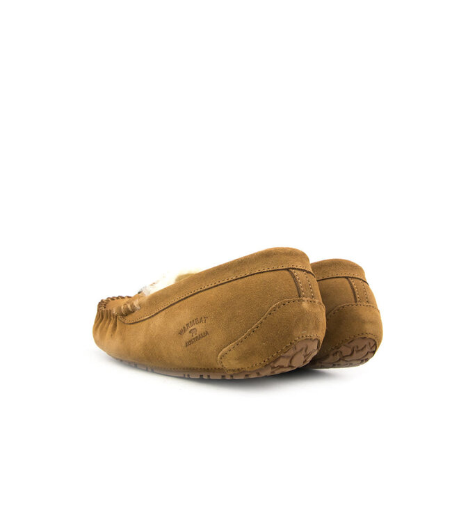 Warmbat Pantoffels Nowra Cognac Suede