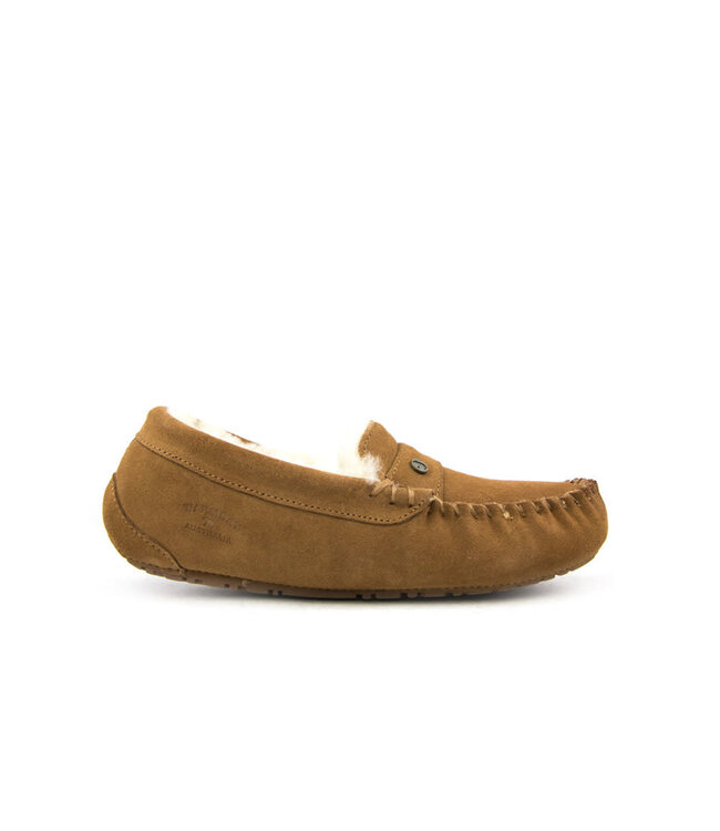 Warmbat Hausschuhe Nowra Cognac Suede