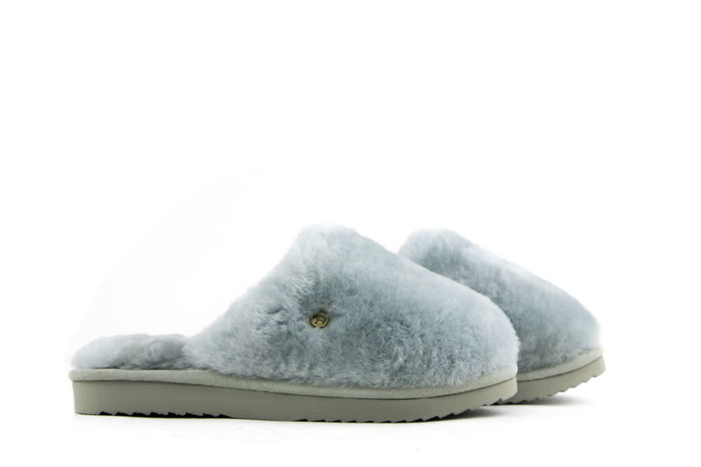 Warmbat Warmbat Pantoffels Mungo Fur Ice Blue