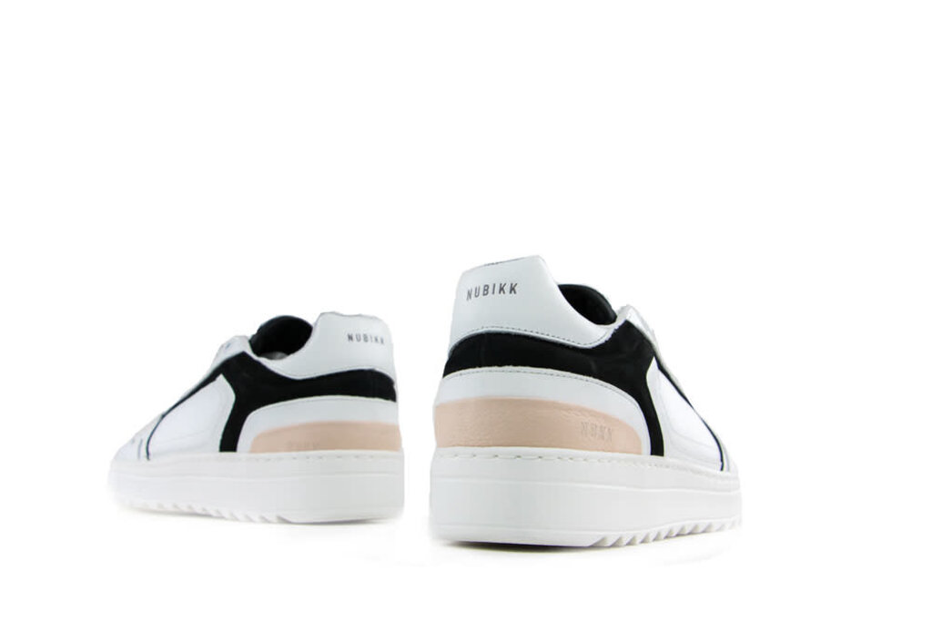 Nubikk Nubikk Sneakers Cliff Cane Wit Zwart Nude