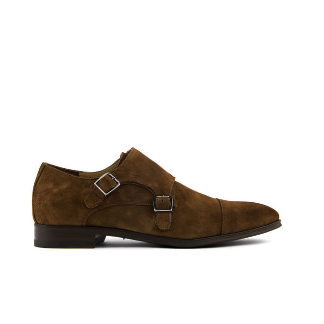 Giuseppe Maurizio Mannen Leren Gespschoenen / Herenschoenen / Instapper  G3011 Zwart - Schoenen.nl