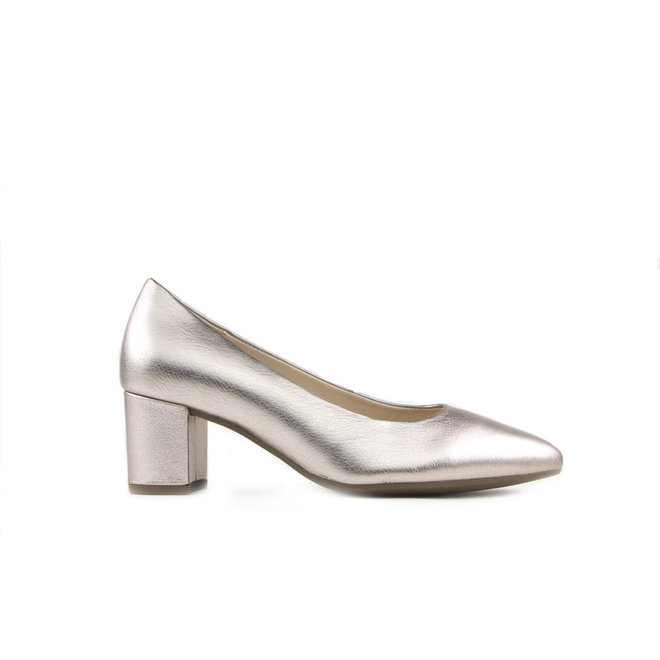 Peter Kaiser Dames Pumps in Leder (Zilver) - Schoenen.nl