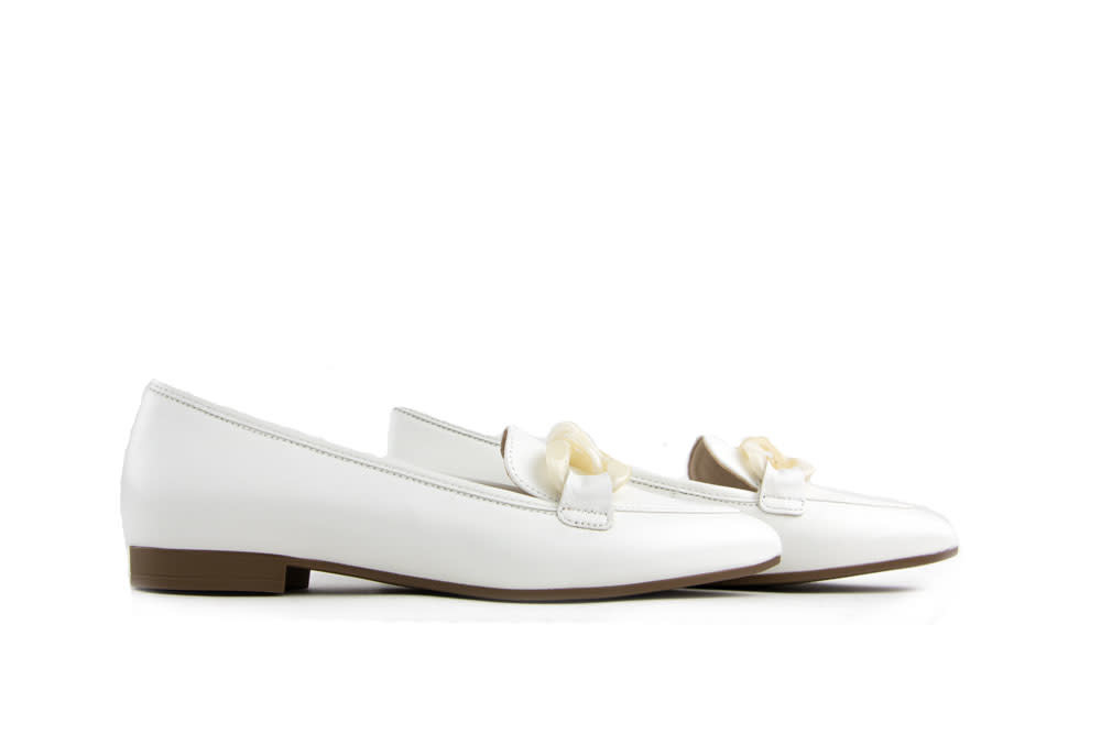 Gabor Loafers Wit Ketting Nava Latte | Gratis Verzending v.a. €40 -  Steenbergen Schoenen