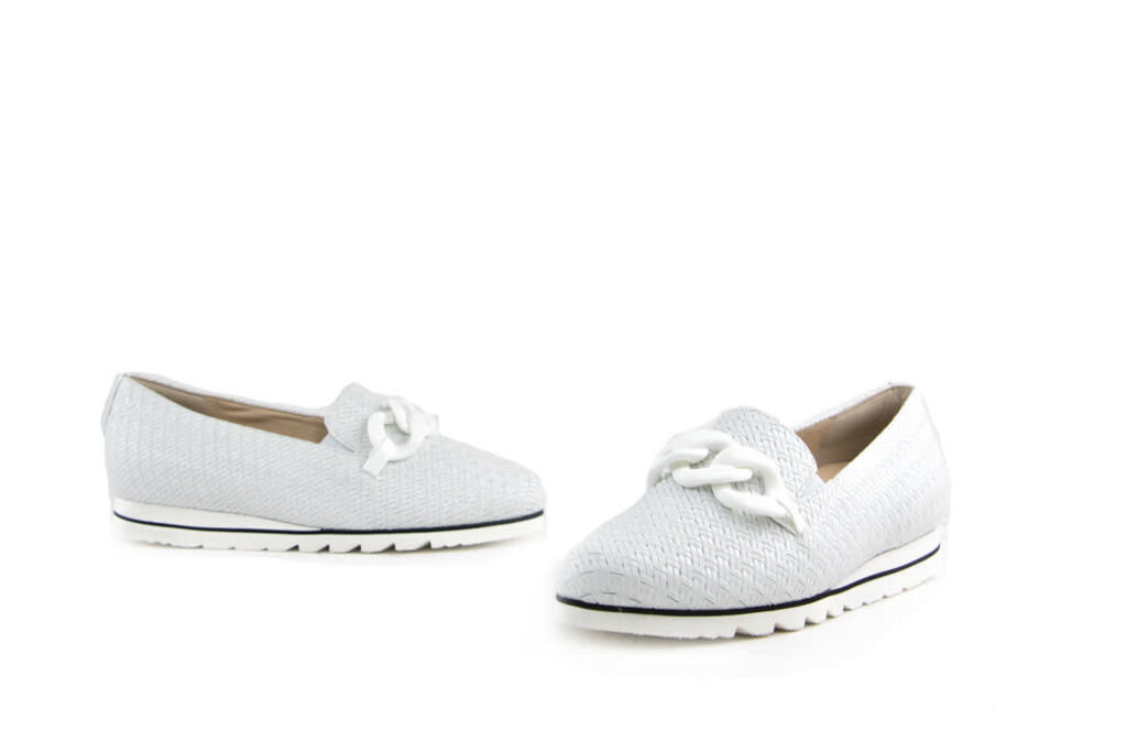 Hassia Hassia Loafer Weiss Twist Pisa
