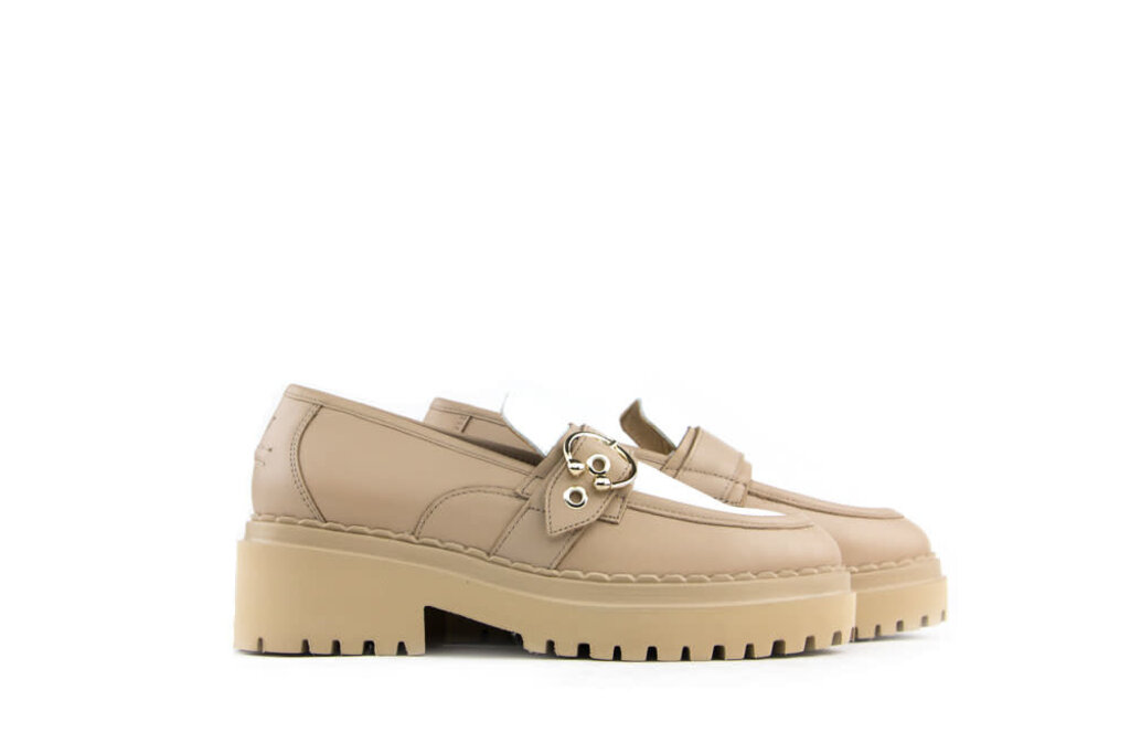 Nubikk Nubikk Loafers Fae Gatsby Ice Coffee White