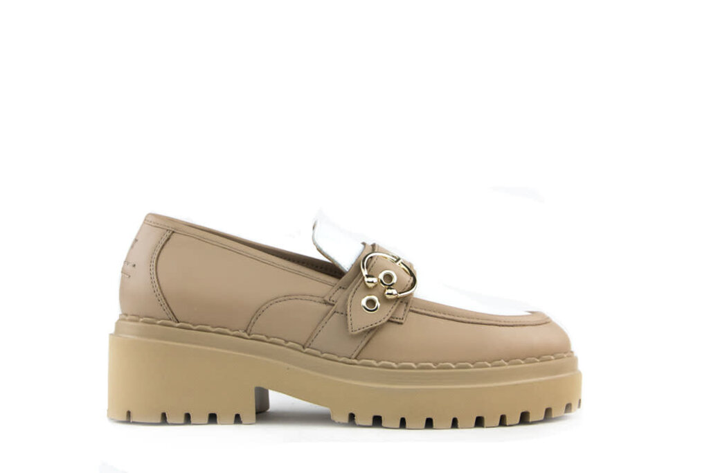 Nubikk Nubikk Loafers Fae Gatsby Ice Coffee White