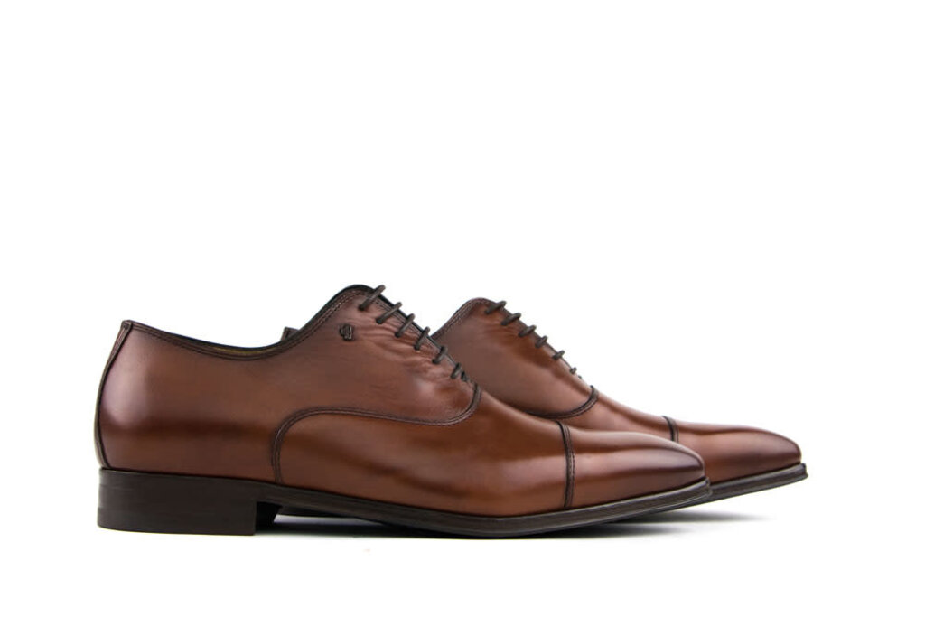 Van Bommel Van Bommel Lace-Up Cognac Raffa 02.00