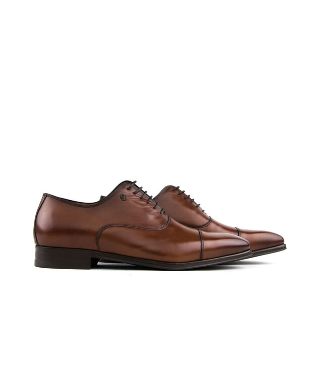 Van Bommel Veterschoenen Cognac Raffa 02.00