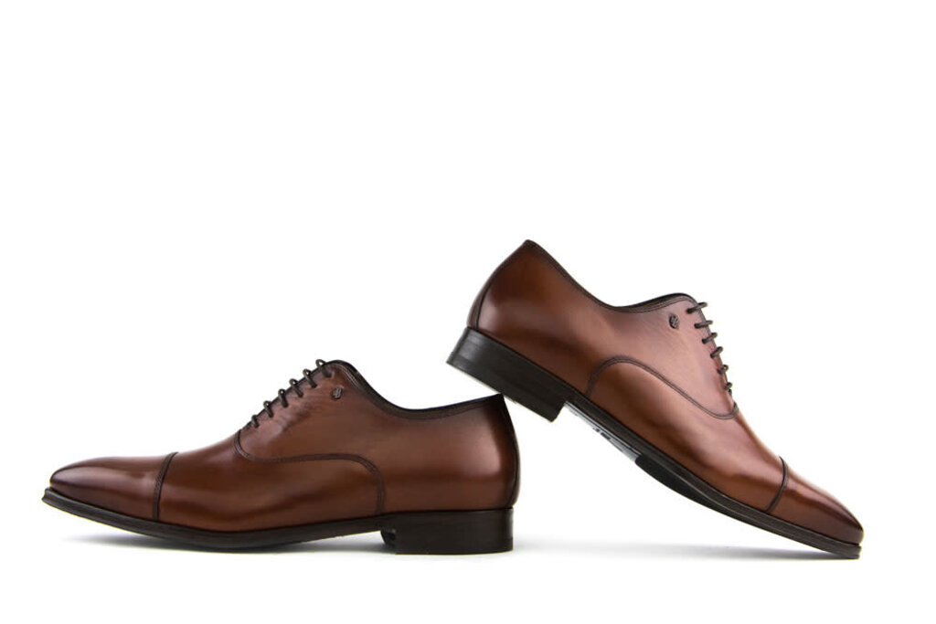 Van Bommel Van Bommel Schnürschuhen Cognac Raffa 02.00