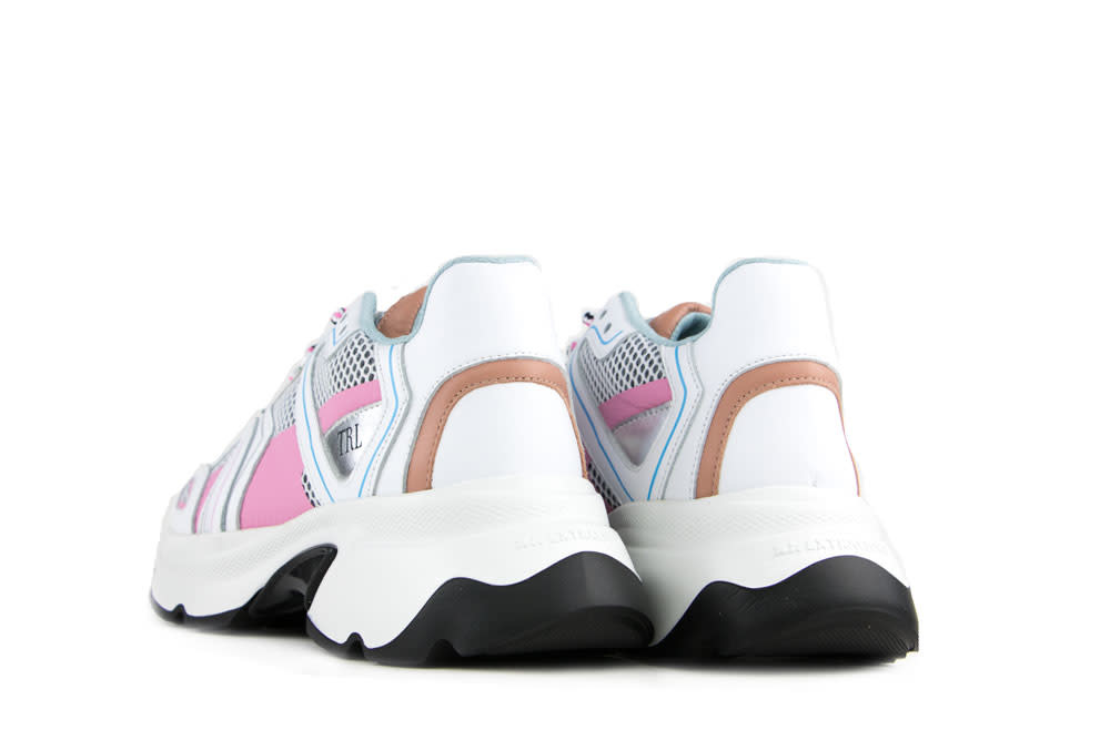 Toral Sneakers Runner 9 Wit Roze | Gratis Verzending - Steenbergen Schoenen