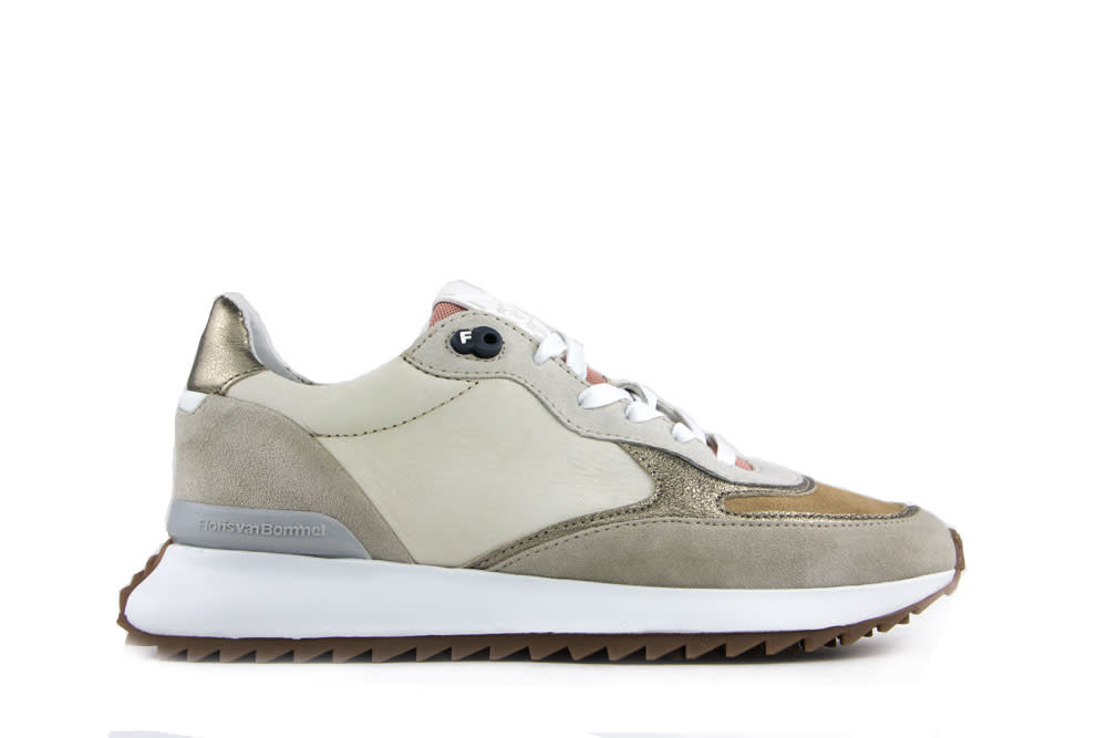 Floris van Bommel Sharki Sneaker Naturel - Steenbergen Schoenen