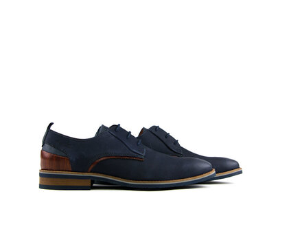 Van Lier Van Lier Veter Blauw Nubuck Perfo Van Lier Van Lier Veter Blauw Nubuck Perfo