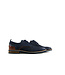 Van Lier Veterschoen Blauw Nubuck Perfo