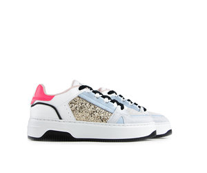 Bekijk hier de Yeye Maze Glitter 21027301 BLACK LEATHER van Nubikk | by SHUZ