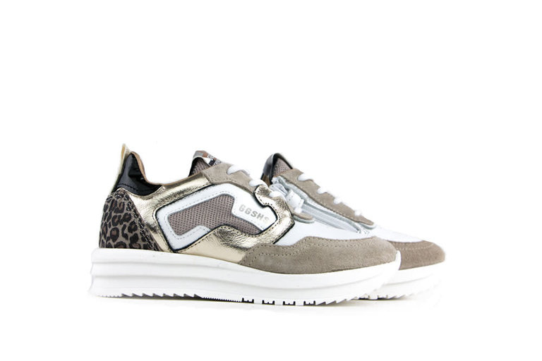 GIGA Giga Sneakers Taupe Wit