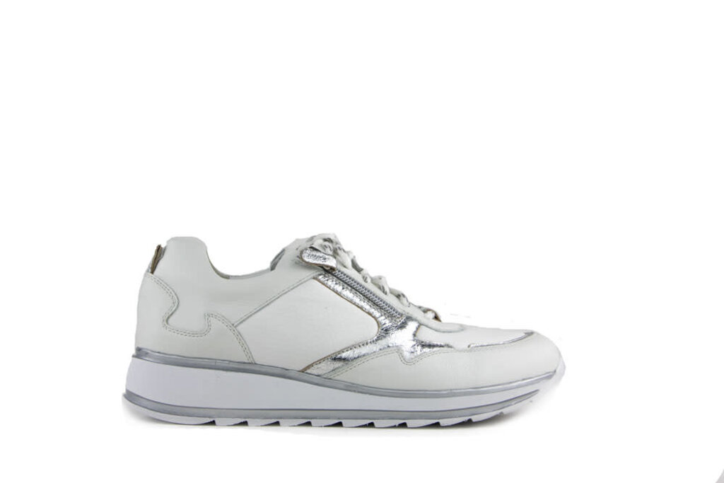 Durea Durea Sneakers Wit Zilver