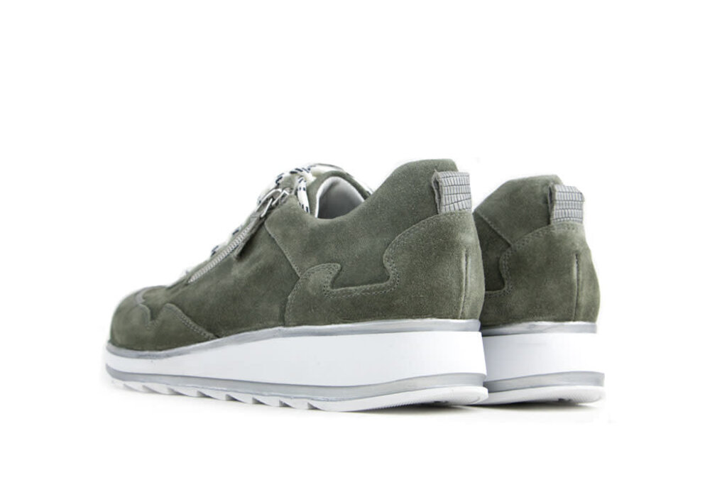 Durea Durea Sneaker Khaki Lichtgrijs H-leest