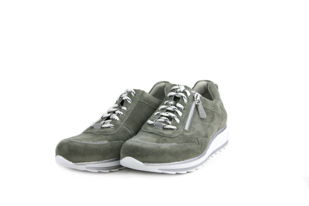 Durea Durea Sneaker Khaki Lichtgrijs H-leest