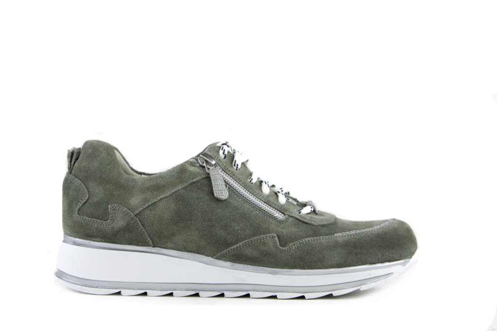 Durea Durea Sneaker Khaki Lichtgrijs H-width