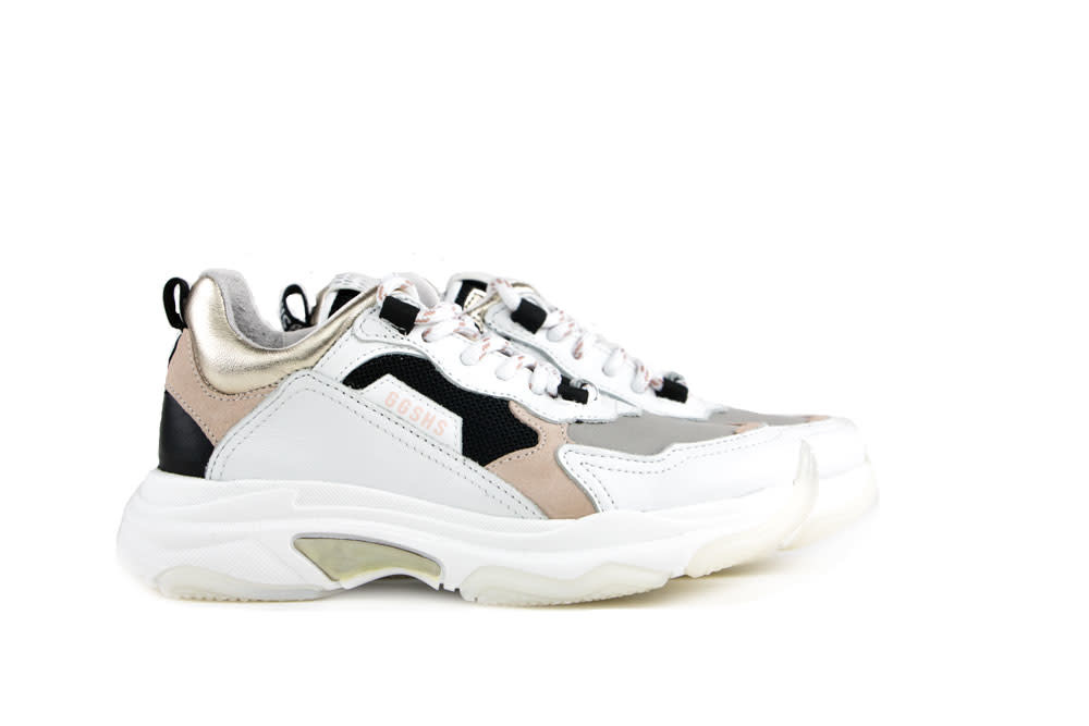 Giga Sneaker White Pink Clay - Steenbergen Schoenen
