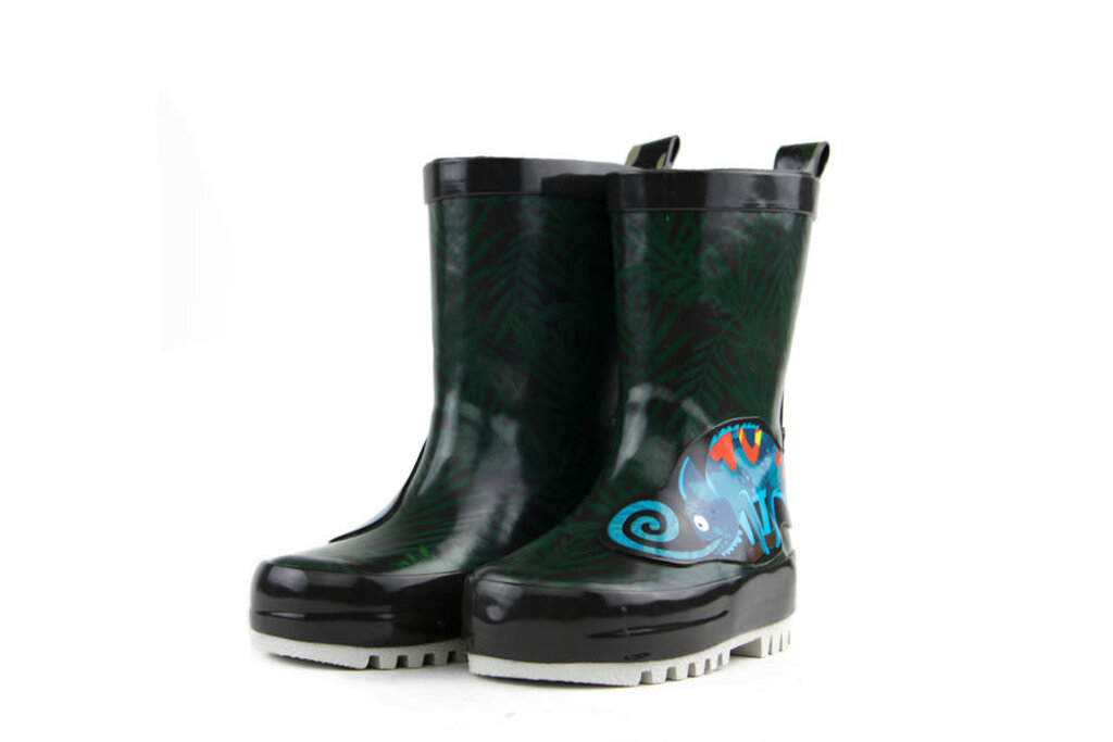 Shoesme Shoesme Go Bananas Rain Boots Grey Green Kameleon