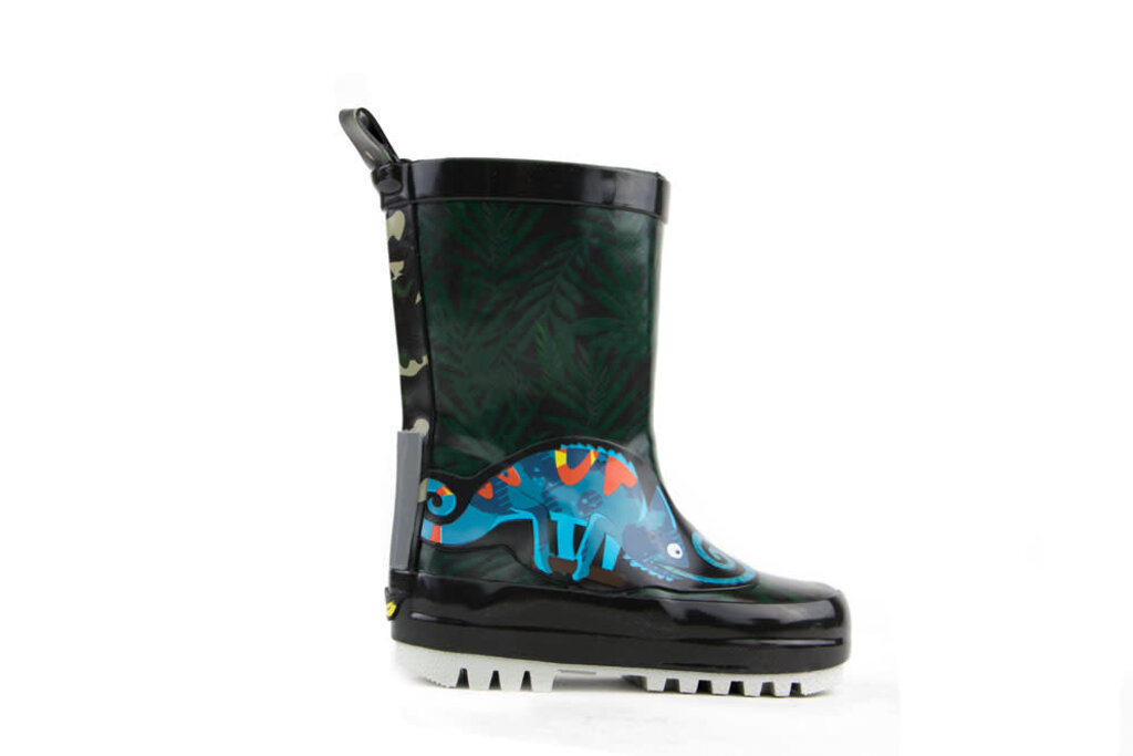 Shoesme Shoesme Go Bananas Rain Boots Grey Green Kameleon