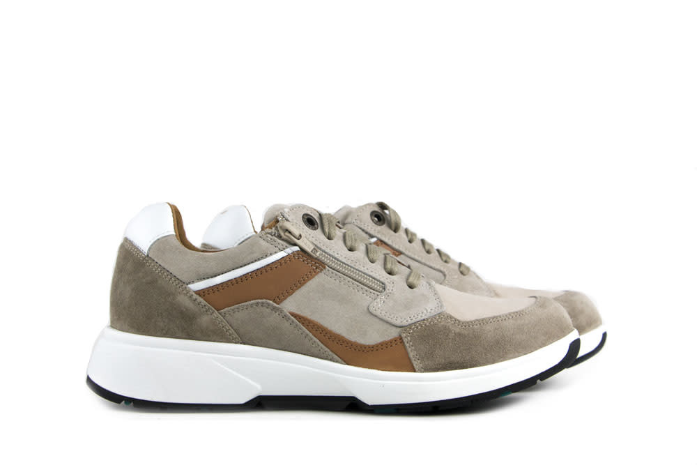 Xsensible Stretchwalker Sneaker Zurich Taupe | Gratis Verzending