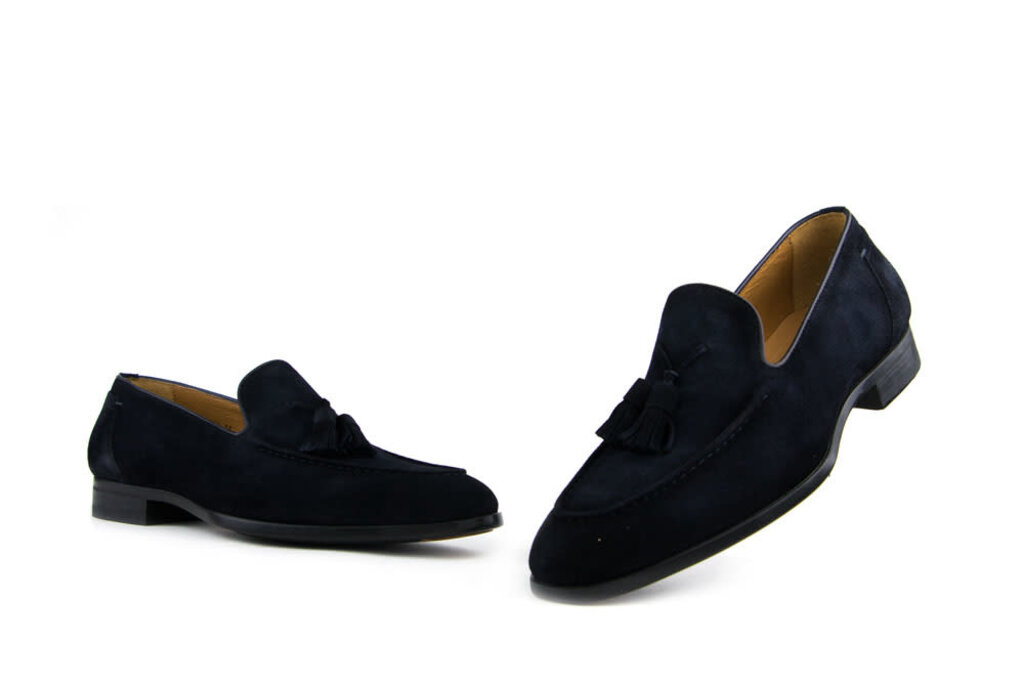 Magnanni Magnanni Riff Loafers Kwast Donkerblauw Suede