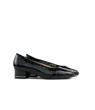 Ara Ara Pump Graz Schwarz Croco Lak H