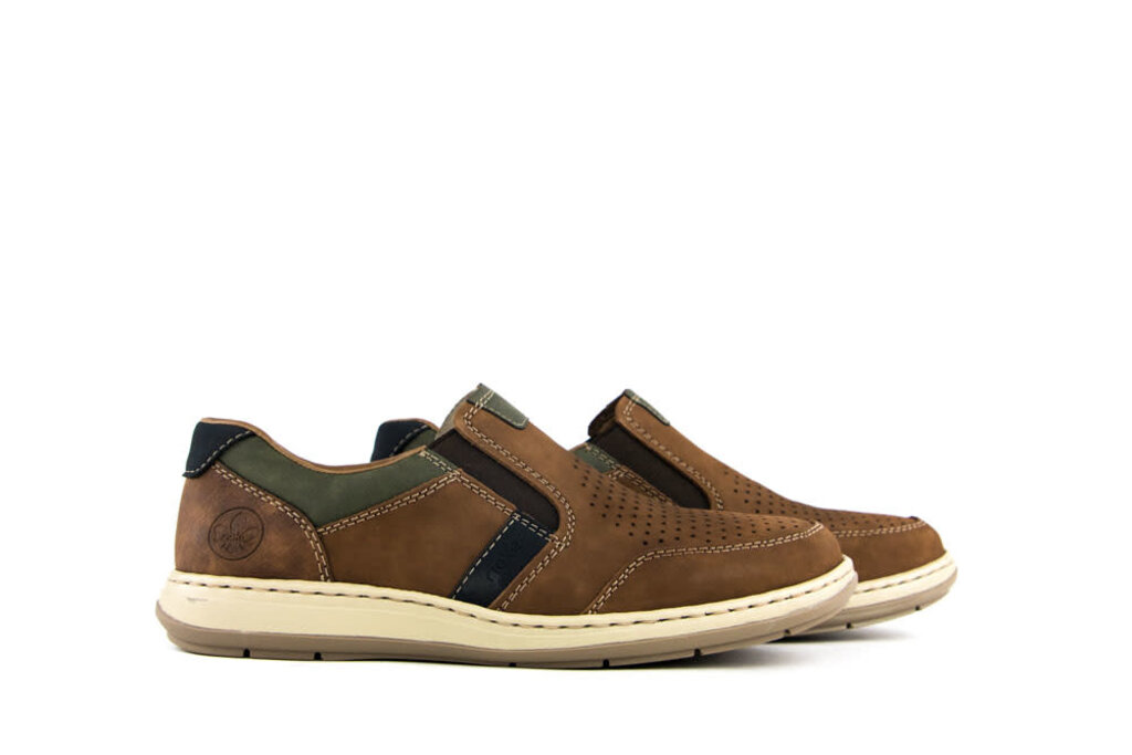 Rieker Rieker Loafers Namur Brown Pazifik