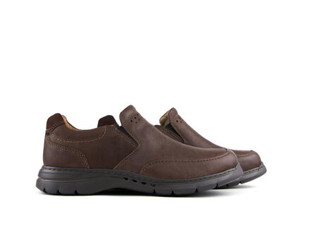 Clarks Clarks Un Brawley Step Mahogany Leather Clarks Clarks Un Brawley Step Mahogany Leather