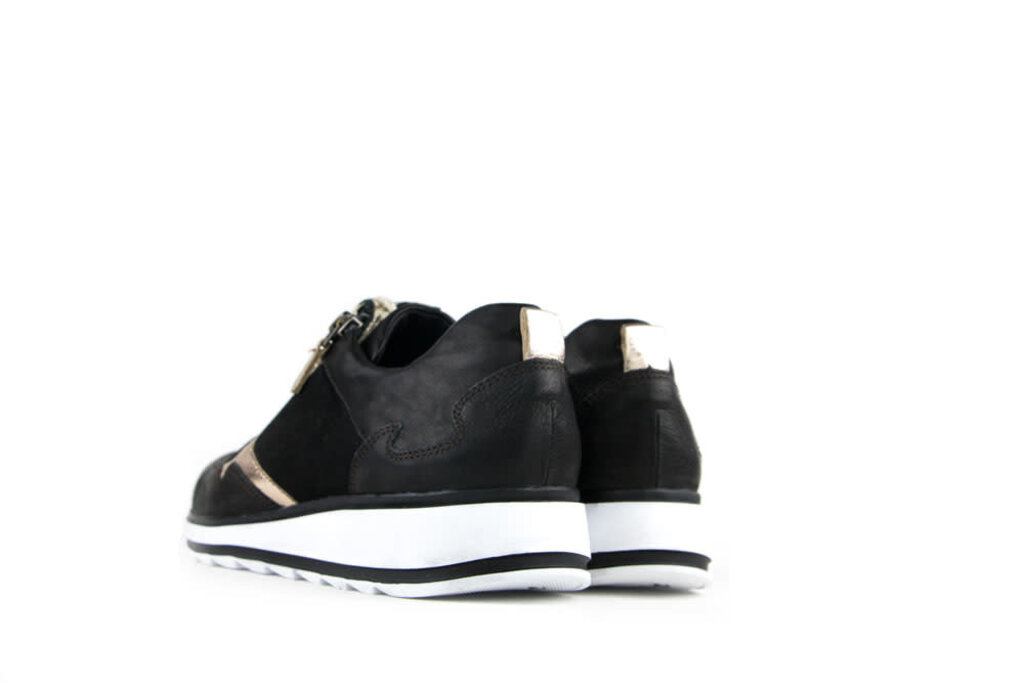 Durea Durea Sneaker Zwart Champagne K-leest