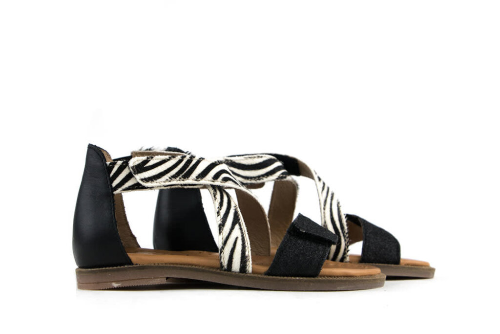 CLIC Sandaal Negro Zebra