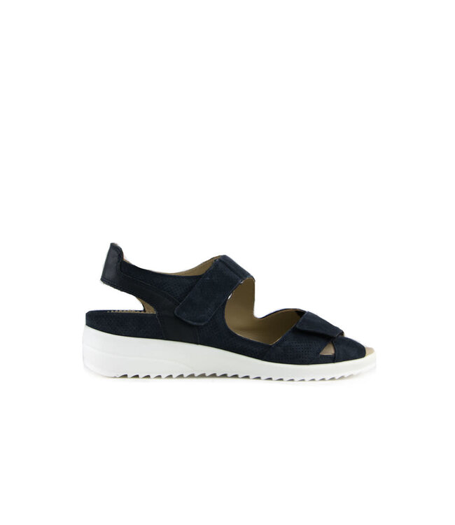 Durea Sandaal Donkerblauw H-leest
