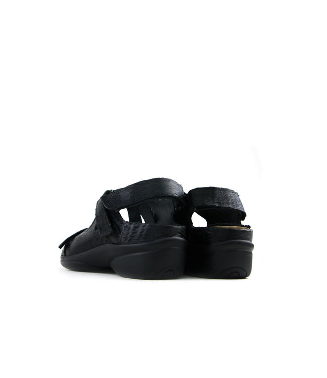 Durea Sandaal Zwart K-leest