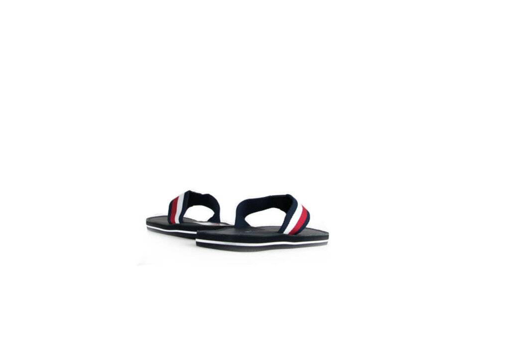 Tommy Hilfiger Elevated Leather Beach Sandal Desert Sky