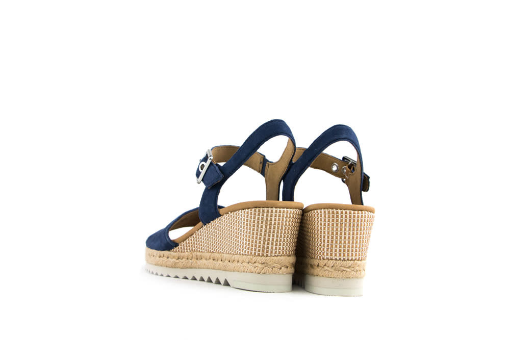Gabor Sandaal Sleehak River Jute - Steenbergen Schoenen